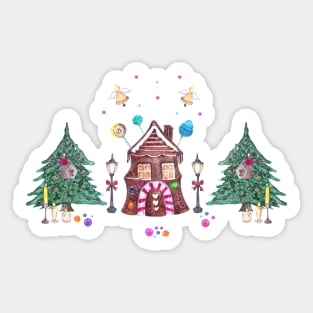Magical Watercolor Christmas Sticker